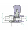 На фото Hi-Therm PP-R straight radiator valve